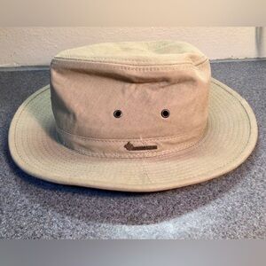 Stetson Hat Size Small Cotton Breathable Eyelets TC18404122 ~ Khaki In Color